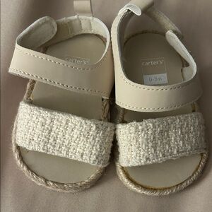 Carter's Beige Baby Sandals